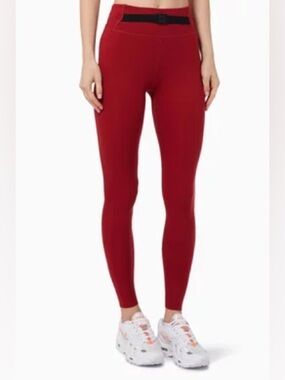 Nike Dri-FIT One Luxe Buckle Mid-Rise Leggings in Recycled Polyester medium NWOT